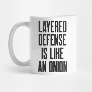 Cybersecurity Layered Defense is Like an Onion Mug